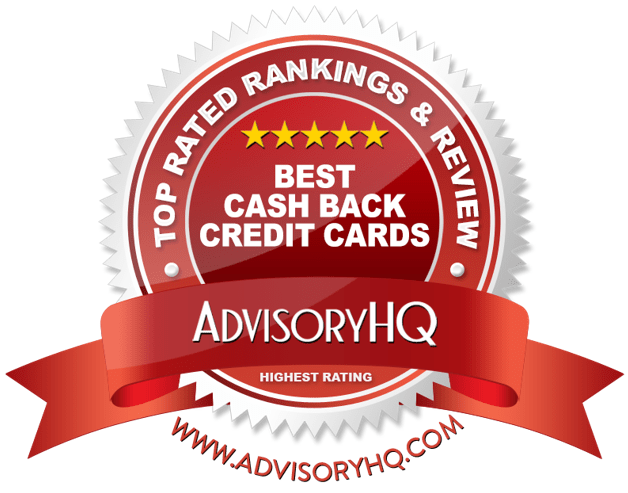 Best Cash Back Credit Cards Red Award Emblem