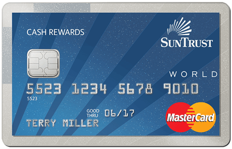 SunTrust best credit cards for cash rewards