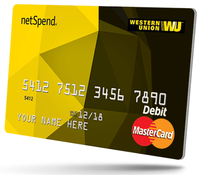 western union® netspend® prepaid mastercard®