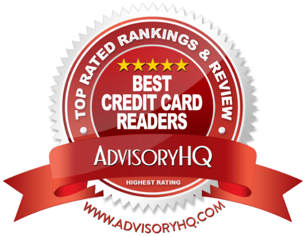Best Credit Card Readers Red Award Emblem