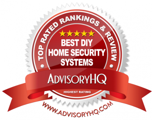 Best DIY Home Security Systems Red Award Emblem