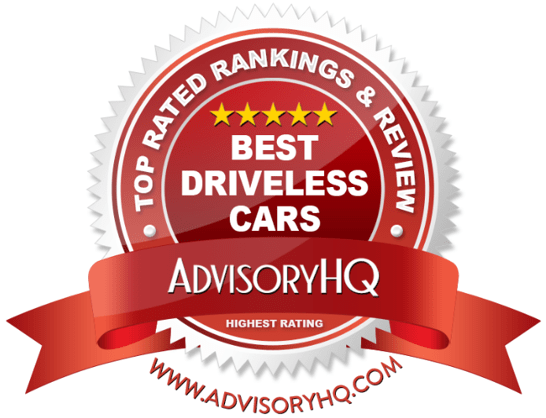 Best Driveless Cars Red Award Emblem