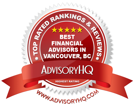 Best Financial Advisors in Vancouver, BC Red Award Emblem