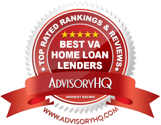 Best VA Home Loan Lenders Red Award Emblem
