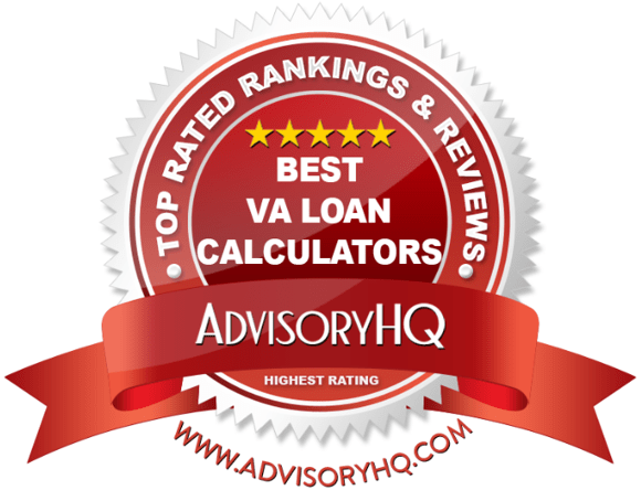 Best VA Loan Calculators Red Award Emblem