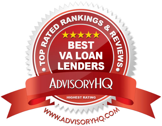 Best VA Loan Lenders Red Award Emblem