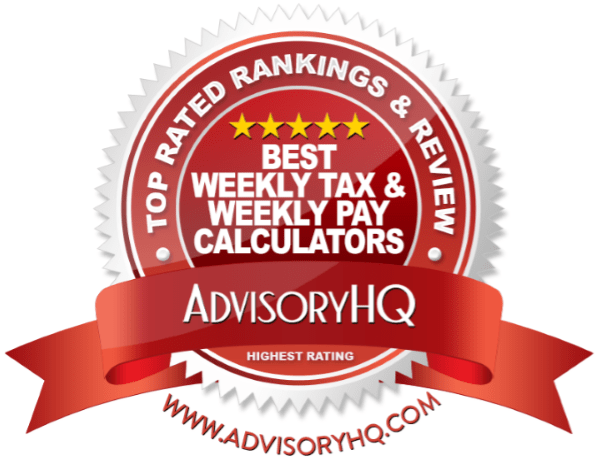 Best Weekly Tax & Weekly Pay Calculators Red Award Emblem