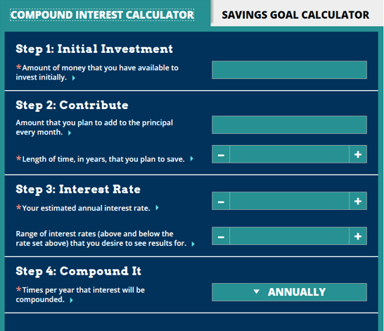 Investor.gov - compound investment calculator