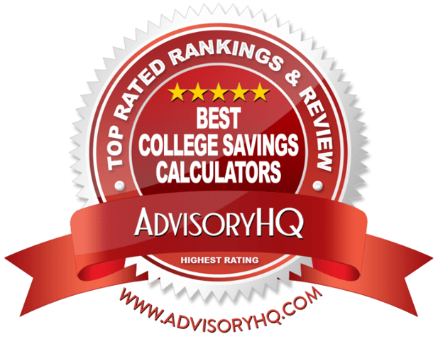Best College Savings Calculators Red Award Emblem