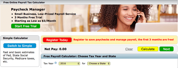 Monthly Pay Calculator