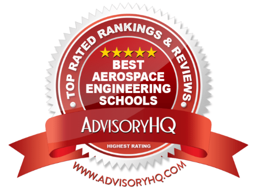 Red Award Emblem for Best Aerospace Engineering Schools