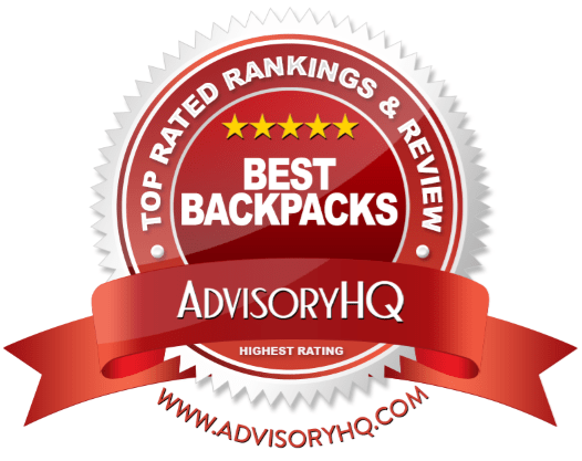 Red Award Emblem for Best Backpacks