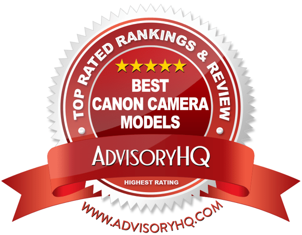 Best Canon Camera Models Red Award Emblem