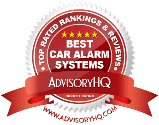 Best Car Alarm Systems Red Award Emblem