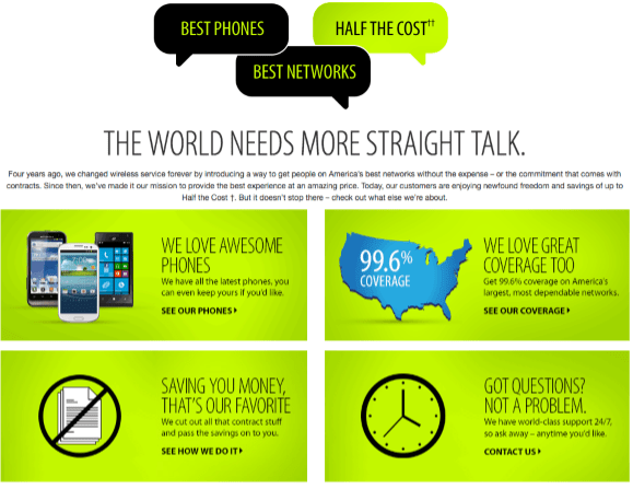 Straight Talk Wireless - wireless phone companies
