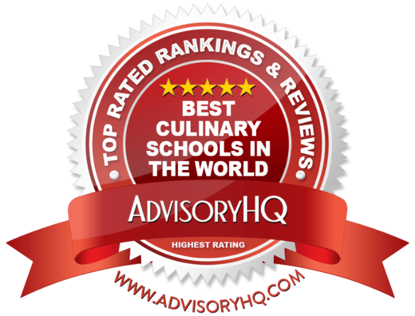 Best Culinary Schools In The World Red Award Emblem
