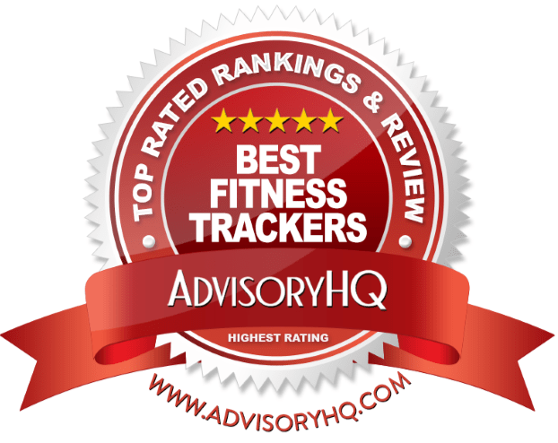 Best Fitness Trackers Red Award Emblem