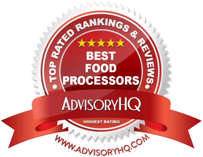 Best Food Processors Red Award Emblem