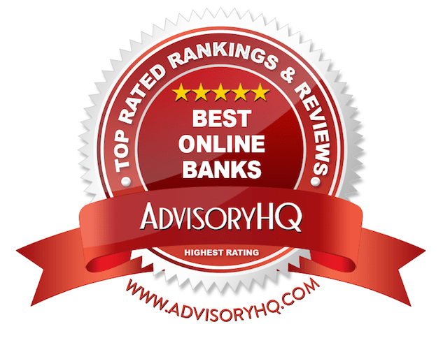Best Online Banks Red Award Emblem