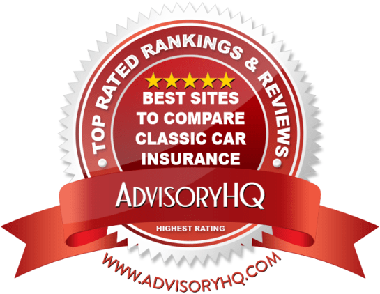 Best Sites To Compare Classic Car Insurance Red Award Emblem