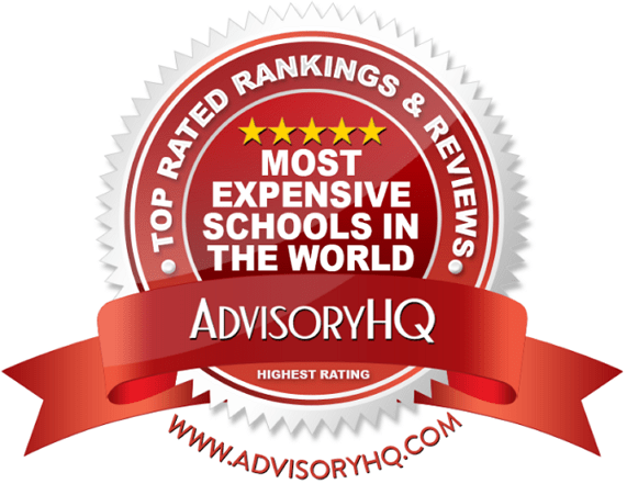 Most Expensive Schools In The World Red Award Emblem