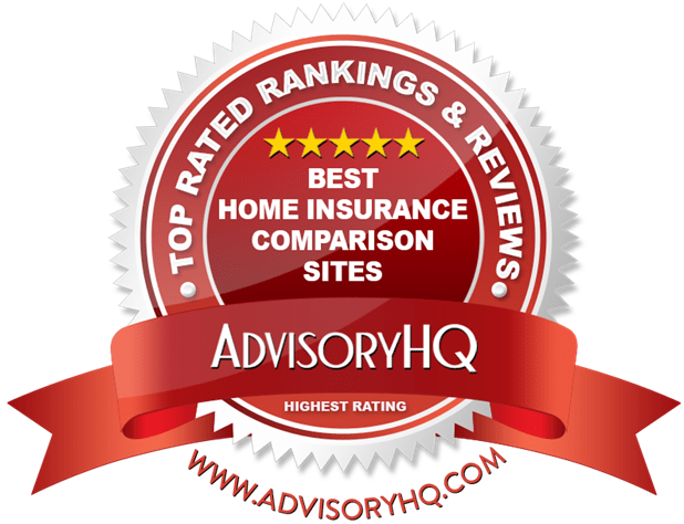 Best Home Insurance Comparison Sites Red Award Emblem