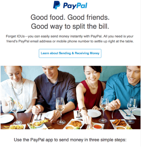 PayPal - email marketing best practices