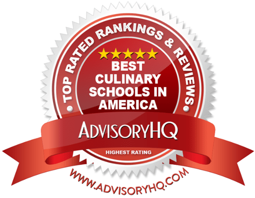 Best Culinary Schools in America Red Award Emblem
