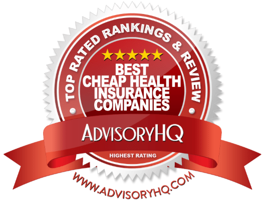 Best Cheap Health Insurance Companies Red Award Emblem
