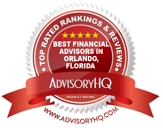 Best Financial Advisors in Orlando, FL Red Award Emblem