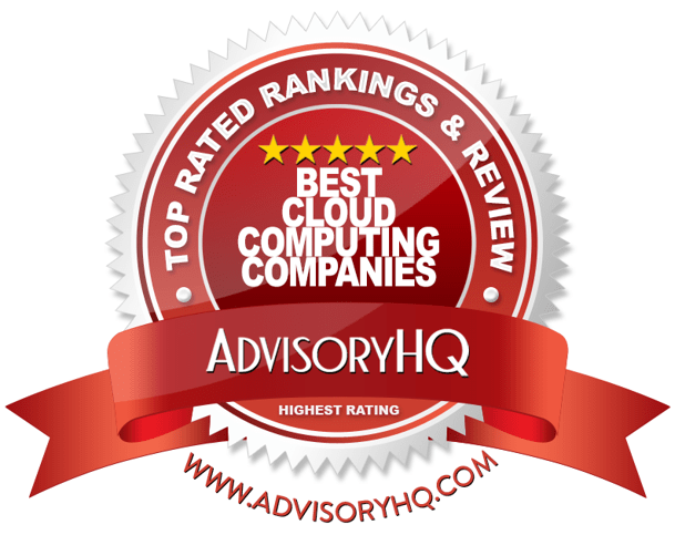 Best Cloud Computing Companies Red Award Emblem