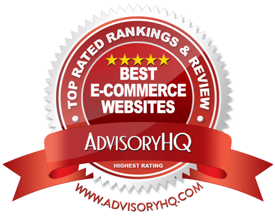 Best E-Commerce Websites Red Award Emblem