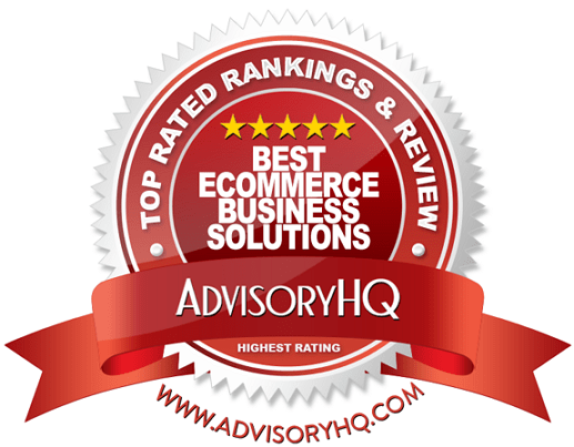 Best E-Commerce Business Solutions Red Award Emblem