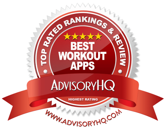Best Workout Apps Red Award Emblem