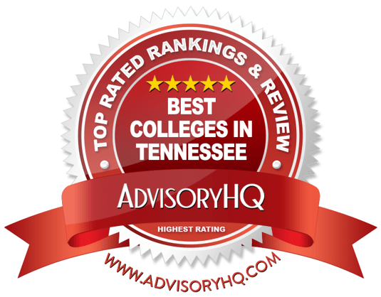 Best Colleges in Tennesse Red Award Emblem