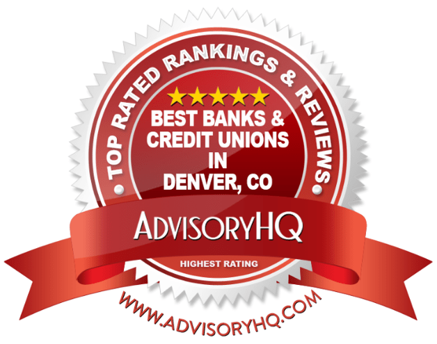 Red Award Emblem for Best Banks & Credit Unions in Denver, CO