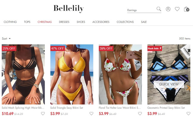 Bellelily clothing
