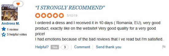 Rosewe.com Clothing SiteJabber Reviews